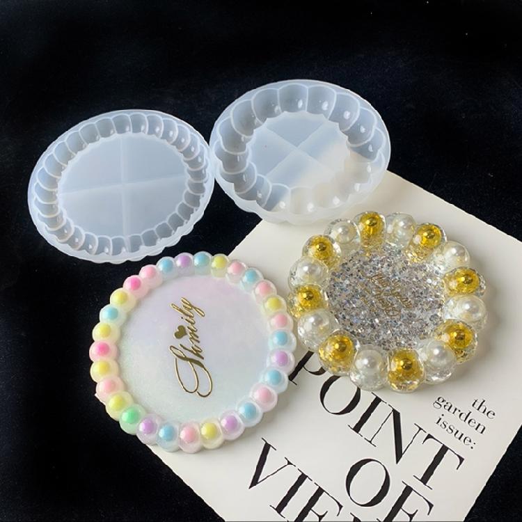 Coaster Molds for Epoxy Resin,Bubble Coaster Mould for Resin Casting Molds for Cup Mat,Candle Holder,Home Decoration
