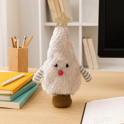 Handmade Christmas Tree Decoration Soft Cartoon Xmas Desktop Ornament Decorative Creative Christmas Doll Christmas Day
