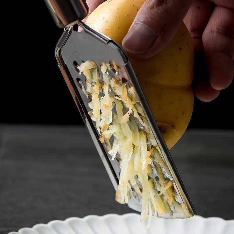 Multi-functional Stainless Steel Grater for Cheese, Vegetables, Fruit, and Ginger