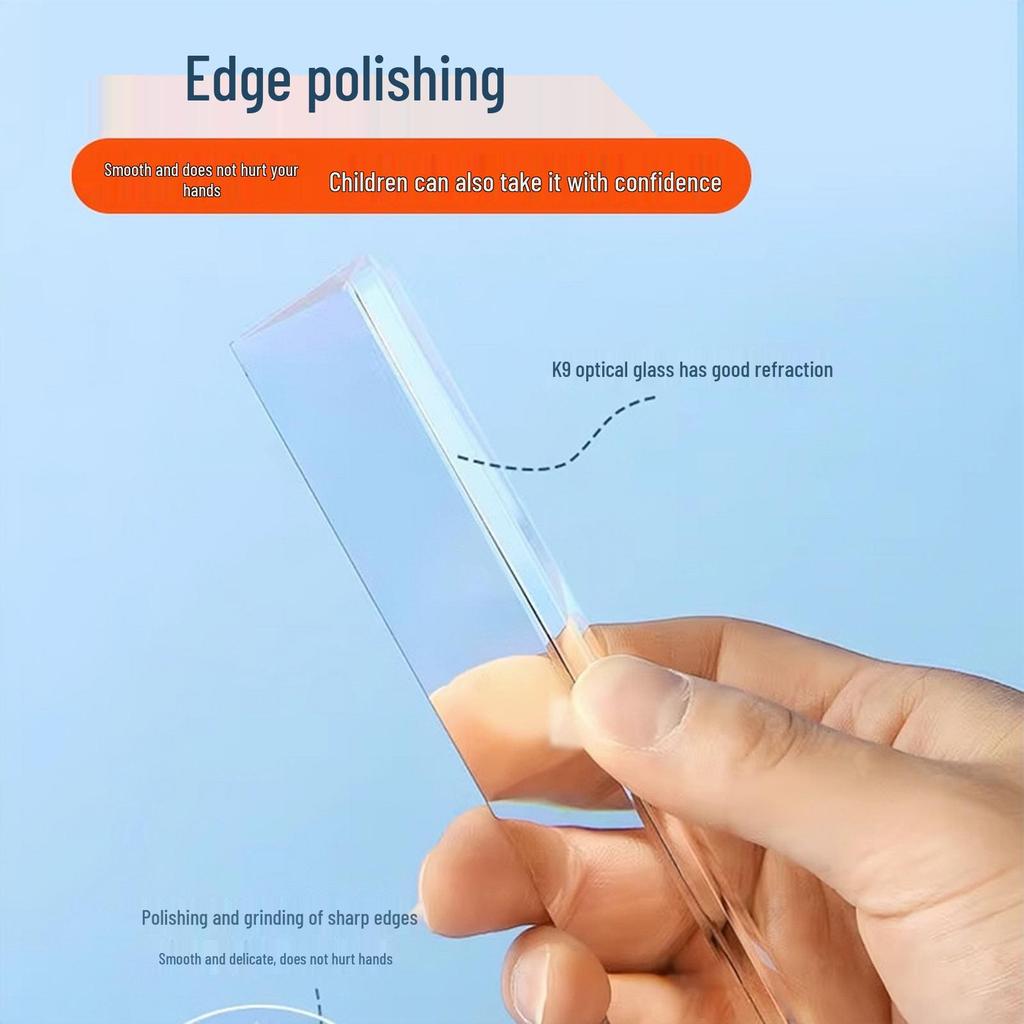 Regenbogen Optisches Glas Prisma für Fotografie & Physikunterricht - Erhältlich in großen & kleinen Größen.