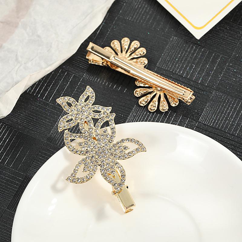 New French Style Metal Diamond-Encrusted Pearl Headdress Hair Clip Butterfly Rabbit Sweet Girl Style Hair Accessories