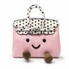 Jllycat Cute Fluffy Platinum Doll Crossbody Elf Handbag