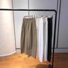 Triangle Mark: Comfortable High-Waisted Wide-Leg Pants - Loose, Slimming Cocoon Shape for Casual Wear