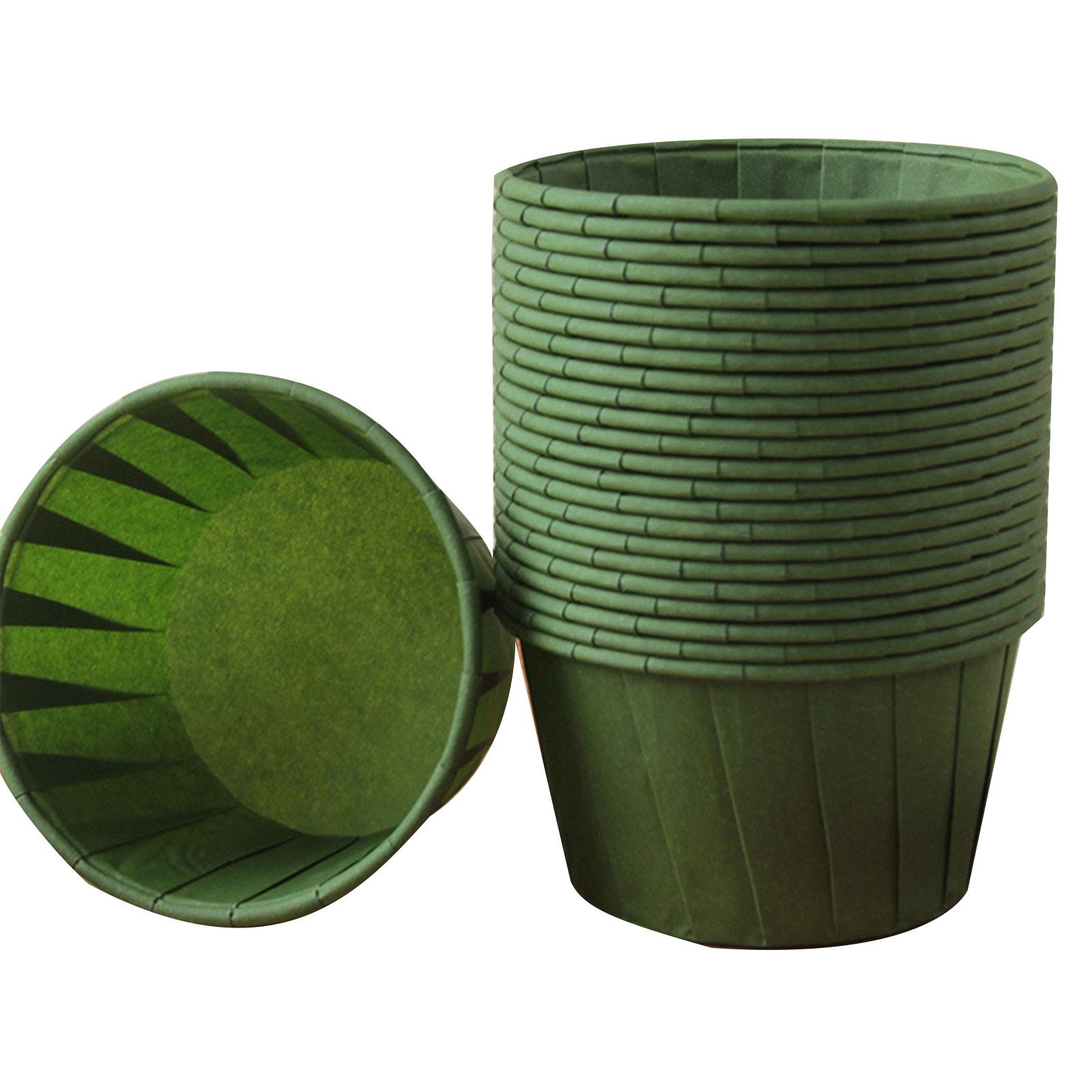 50x/set Foil Cupcakes Baking Cups Cupcakes Ramekin Holder Cups Muffin Baking Wrapping Packagings Cups Holder Paper Cups 1