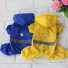 Pet Dog Raincoat Waterproof Jacket with Hood and Reflective Strip for Small To Medium Dogs Cat Casual Clothes Outdoor Rainwear Apparel