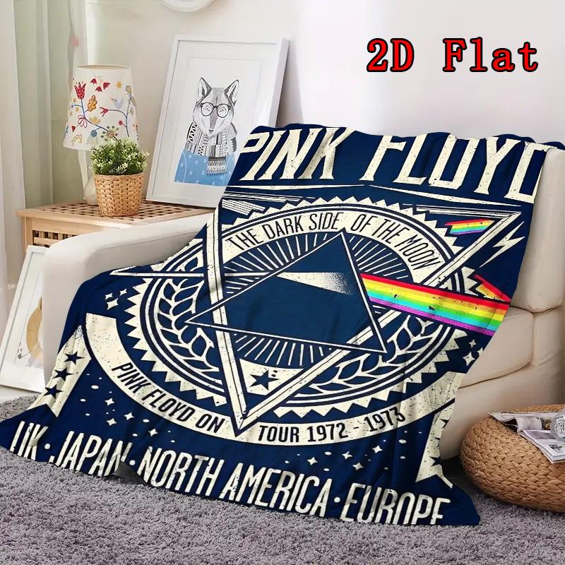 Pink Folrd 2D Flat Pattern Flannel Blanket High quality All Seasons Warmth and Comfort Perfect for Christmas Gifts.NMT0928297