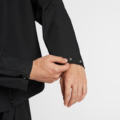 Nike Dri Fit Jackets Men's Black Stand Collar Moderate