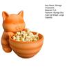 Cat Shape Storage Ornaments Large Capacity Bowl Storage Box 3D Print Molding Desktop Organizer for Snacks Keys Small Items