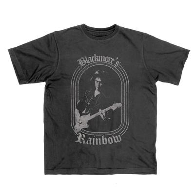 Unisex košile Bavlna Oversize Velká velikost Pánské Duhové Rainbow T-shirt Blackmore's Střední Černá
