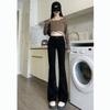 Versatile American Micro-flared Jeans 2025 Autumn and Winter New High-waisted Ins Thin and High Jeans Tide