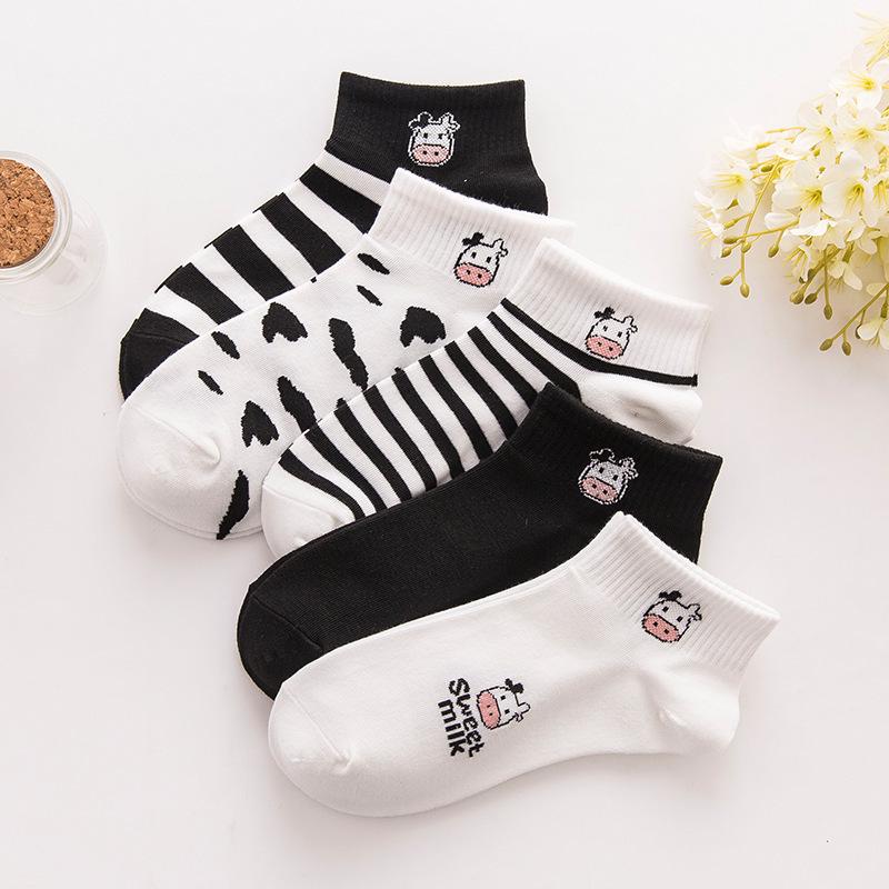 SCIONE Cute Kapibala Socks Women Socks Trend Cotton Socks Spring and Summer Thin Cartoon Low Socks Short Tube