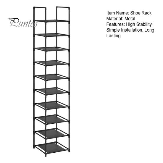 Shoe Rack with Dustproof Cover High Stability Strong Load-bearing Easy Assembly Multi-tier Shoe Cabinet Storage Rack