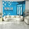 Racing Club Wall Tapestry Aesthetic Wall Hanging Printed Fabric Blanket Decorative Tapestries for Bedroom Living Room Home Decor