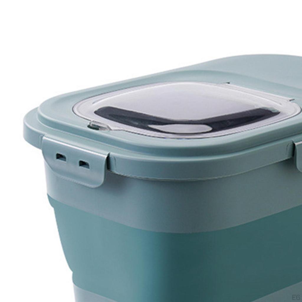 Cat Food Storage Container Box Organizer Large Leakproof Grains Rice