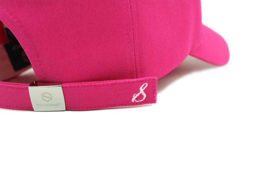 Seutaendeueob Visor Stand-Up Cherry Pink Ball Cap (Light Fit)