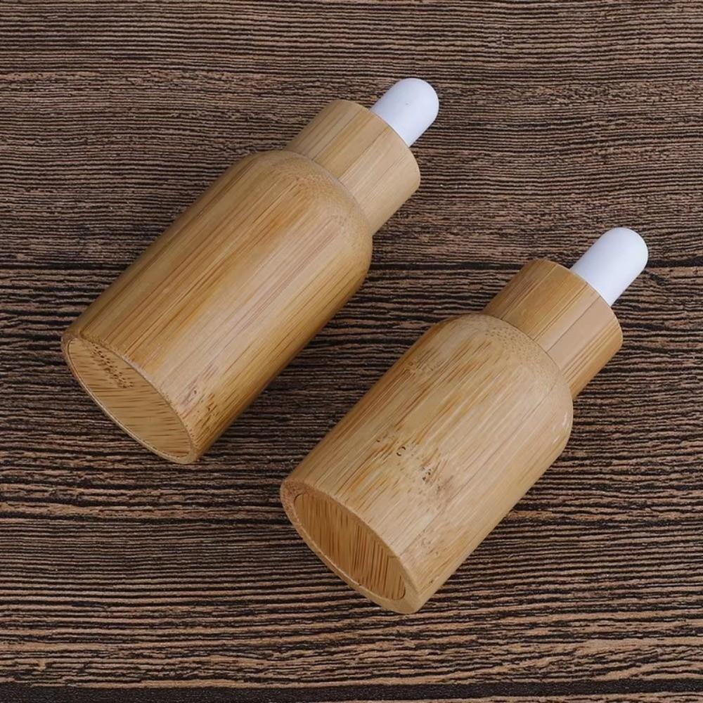 Bamboo Bamboo Dropper Bottles 10ml-30ml Cosmetic Sample Container  Makeup Cosmetic