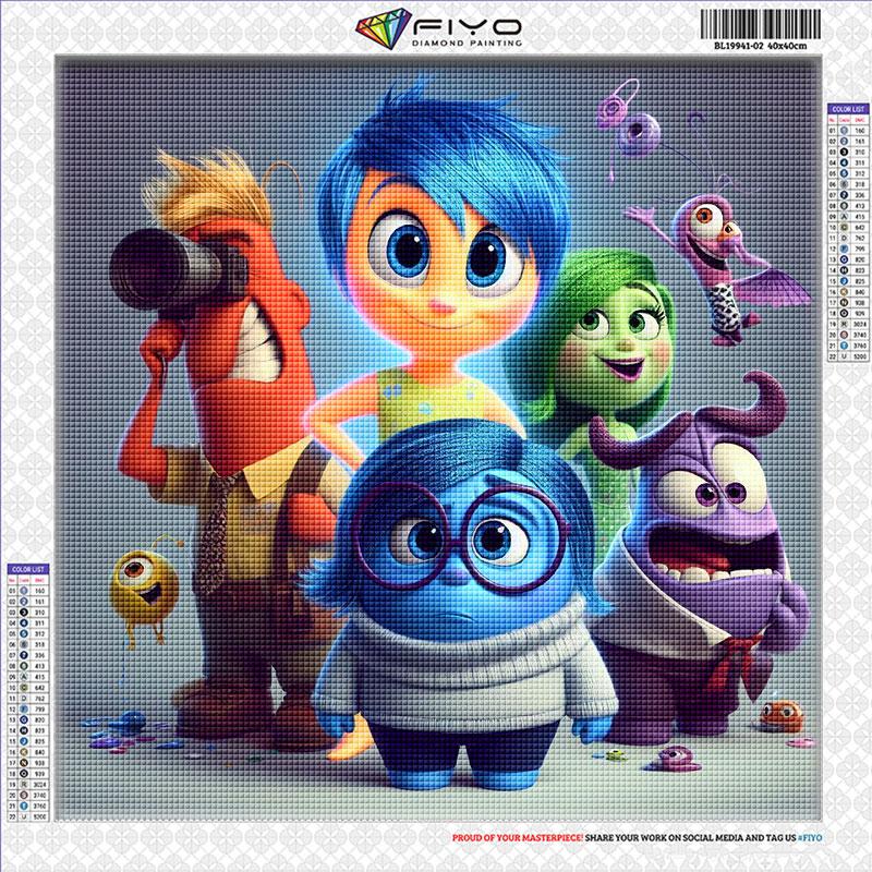 Diamond Painting Inside Out Diamond Embroidery New Arrival Cartoon Mosaic Picture Rhinestones Cross Stitch Home Decor