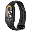 ZhiDai Metal Grain Silicone Wristband for Xiaomi Mi Band 8/9 - Men's & Women's Trendy Smart Band Replacement.