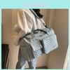 Large Capacity Lightweight Nylon Travel Bag With Shoe Compartment For