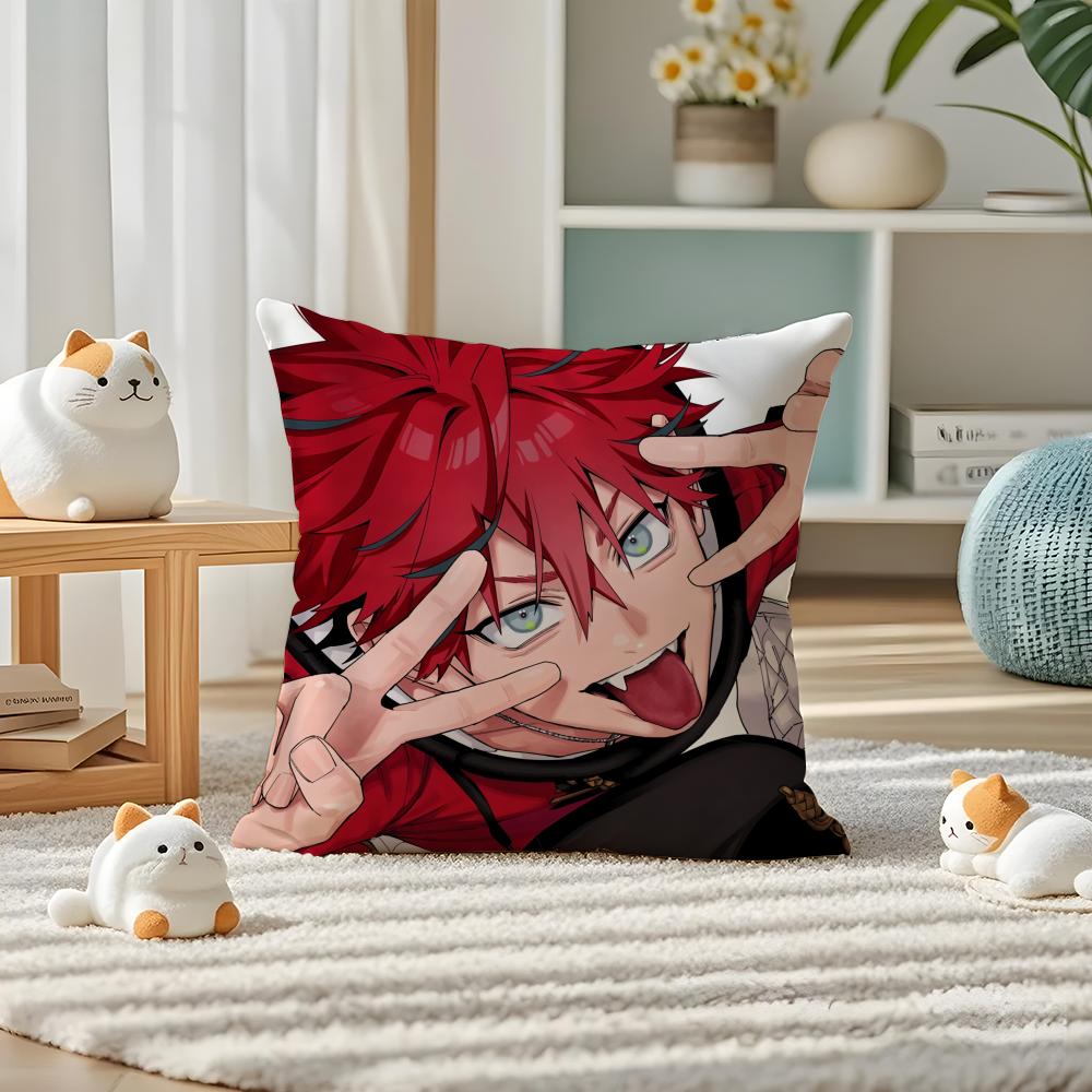 Manga GGokurakugai Pillow Case Silky Elegant Comfort Sofa Bed Invisible Zipper