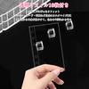Hueapion Refillable Transparent Sticker Book Sticker Backing Release 10 Removable A6 Size x 6-Hole Refills, Paper, Paper, Sheets, 6-Hole Binder, (106