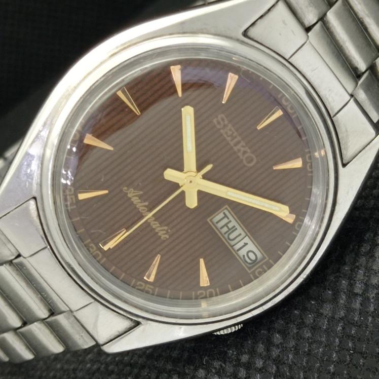 

Б/У винтажные автоматические часы SEIKO 7009A из Японии мужские D/D коричневые 608g-a316321-9 SKU608g-a316321