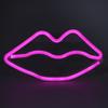 Cute Lip Shape LED Light Birthday Wedding Party Bedroom Valentine s Day Decoration Ornament