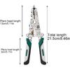18 in 1 Foldable Wire Stripper,Wire Crimper Electrician Tool,Upgraded Multifunctional Stainless Steel Multi-Function Tool for