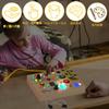 Beschäftigungsbrett Lernspielzeug für Jahr Montessori Sensorikbrett 19 mit LED Kinder Weihnachtsspielzeug 1-2 Jährige, Spielzeug, Schalter,