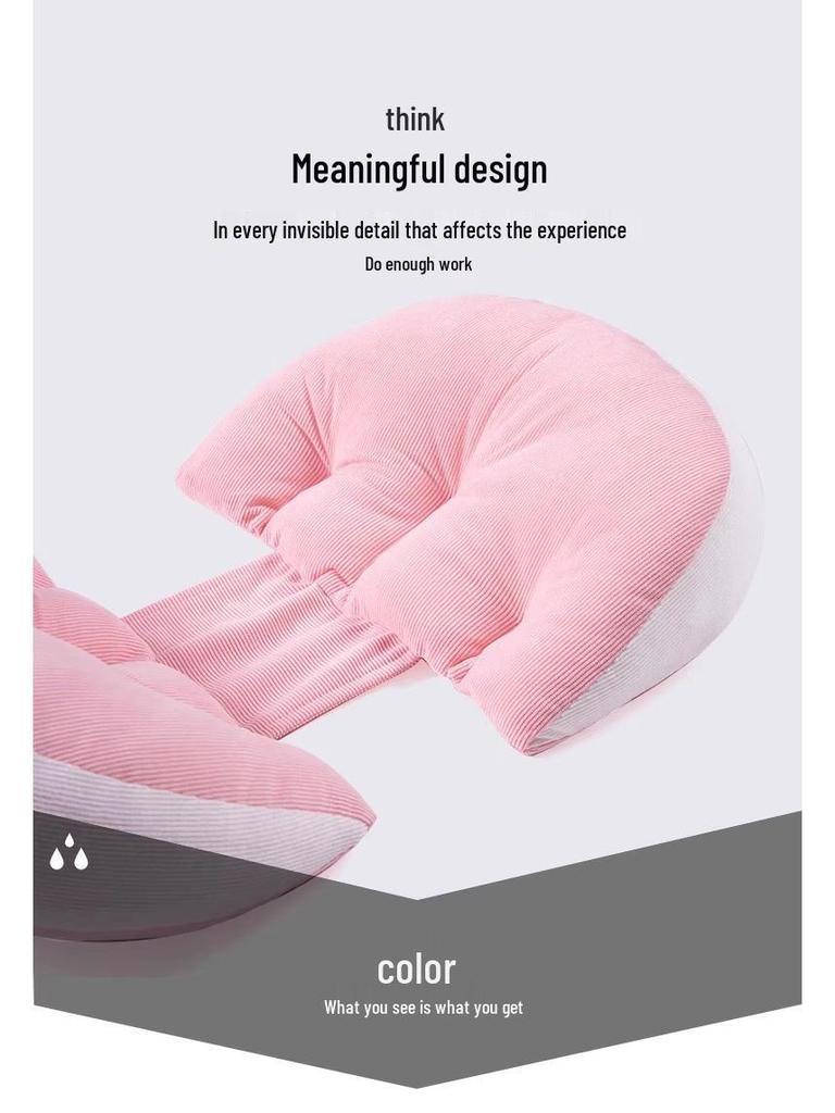 Maternity Support Pillow: Back, Belly, and Side Sleeper Comfort