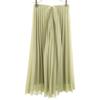 Mila Owen Long length Pleats skirt Beige Women Used