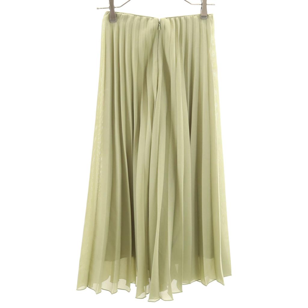 Mila Owen Long length Pleats skirt Beige Women Used