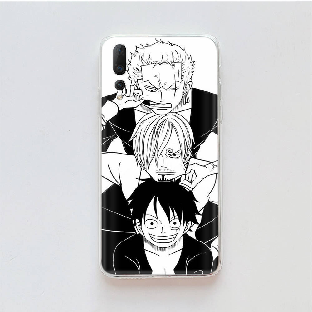 Transparent Case for Samsung A04 A14 A23 M33 M53 Realme 10 9 C35 C55 VIVO X80 Infinix Hot 30 Note 11 Tecno Spark 8P Pro W-81 One Piece