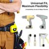 1 Stück Schnellverschluss Schnalle Hammer Schraubenschlüssel Elektrowerkzeug Hüftgurt Organizer Haken Universal Maßbandhalter Gürtelhalter Clip
