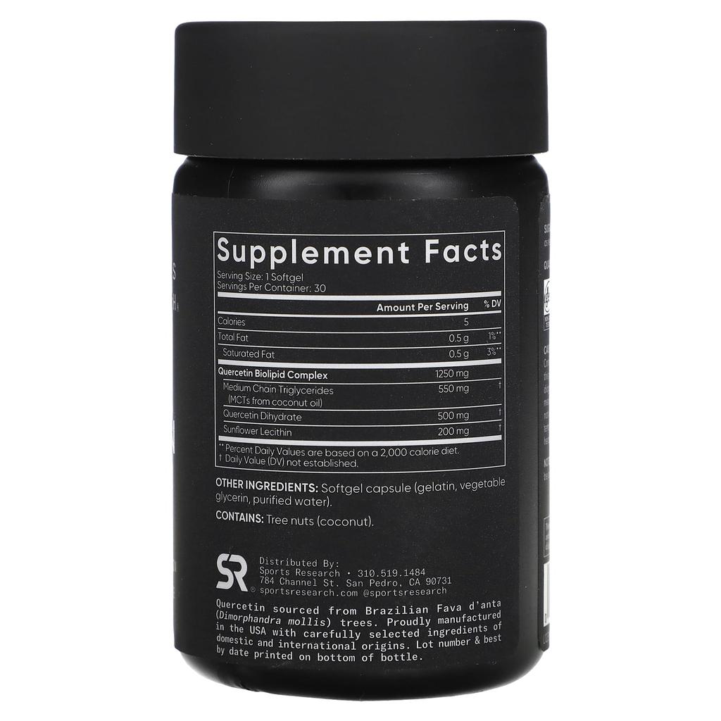 Quercetin, 30 Softgels