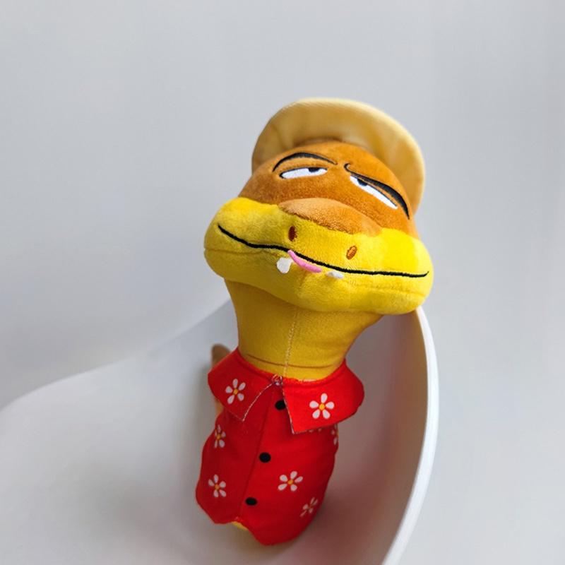 Soft And Durable 25cm Plush Toys The Bad Guys Chameleon Snake And Wolf Stuffed Dolls