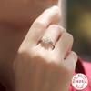 1 Carat, Moissanite Ring S925 Silver Flower Proposal Engagement Ring Qixi Festival Girlfriend Gift Female