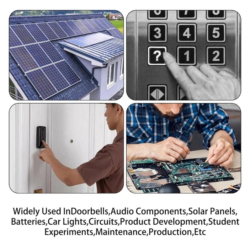 200Pcs Electric Component 3Pin Transistor 10 Value Transistor Assortment for Electronic Circuit and Electronics Projects