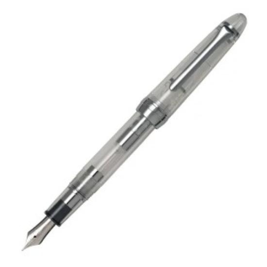 Sailor Profit Light Fountain Pen Silver Trim Demonstrator Fine Nib 11-1075-200
