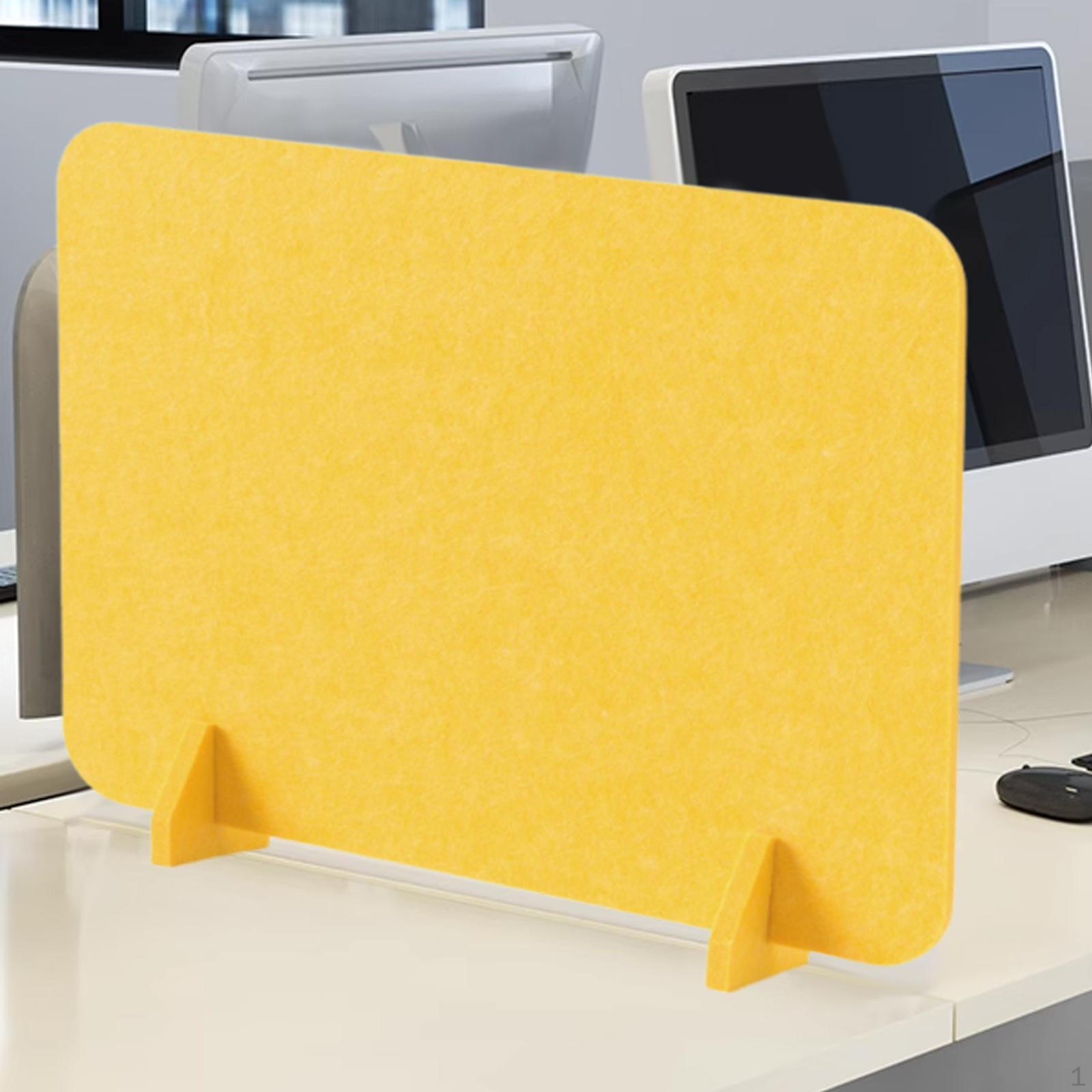 

Acoustic Desk Divider Partition Desktop Distractions Reducing Privacy Panel жовтий