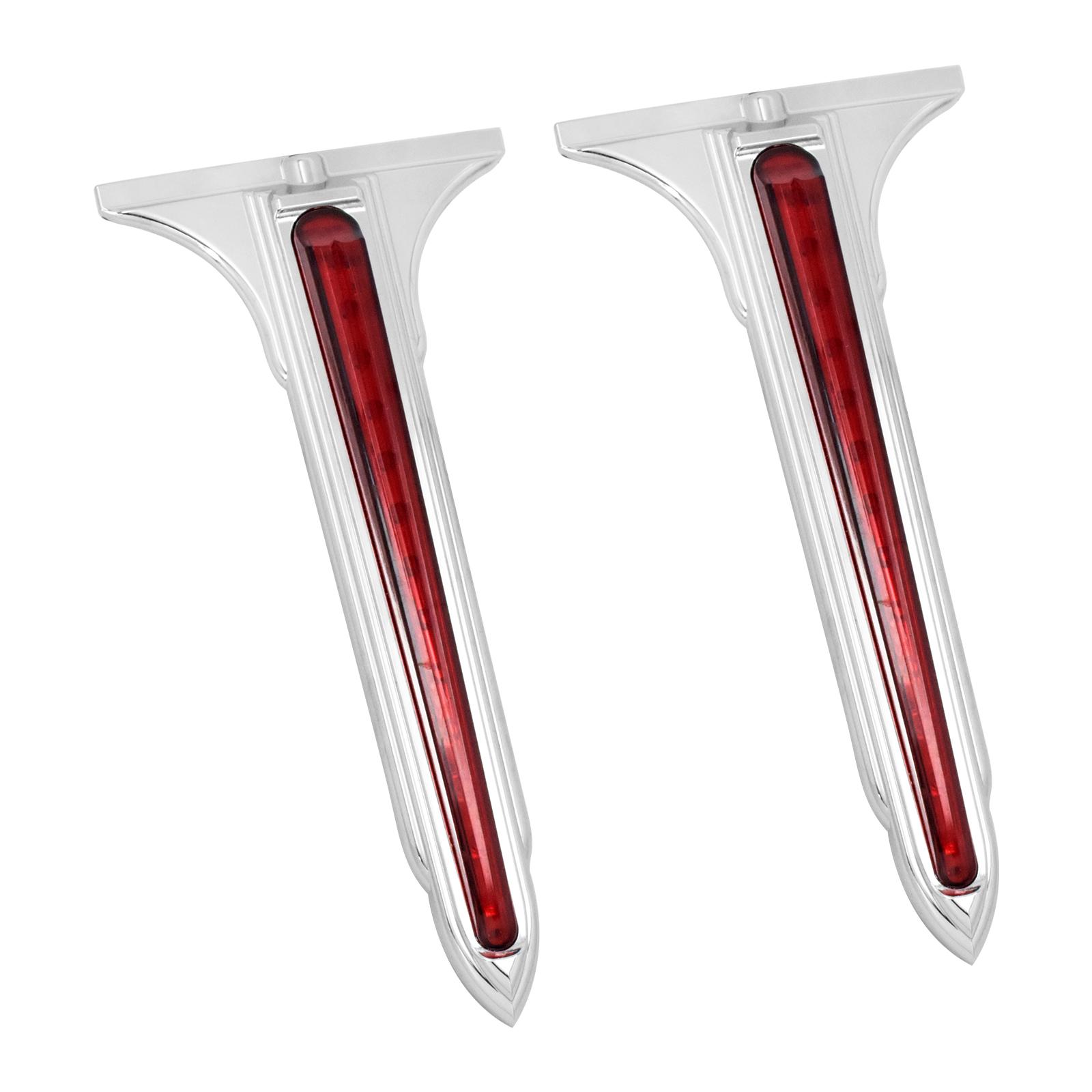 

Motorcycle Rear Side LED Tail Brake Light, Saddle Bag Accents Lights, Harley Touring Street Electra Glide Road King 1993-2013