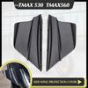 Fairing Winglets Side Wing Cover Carbon Fiber Look For Yamaha TMAX 530 2012-2019
