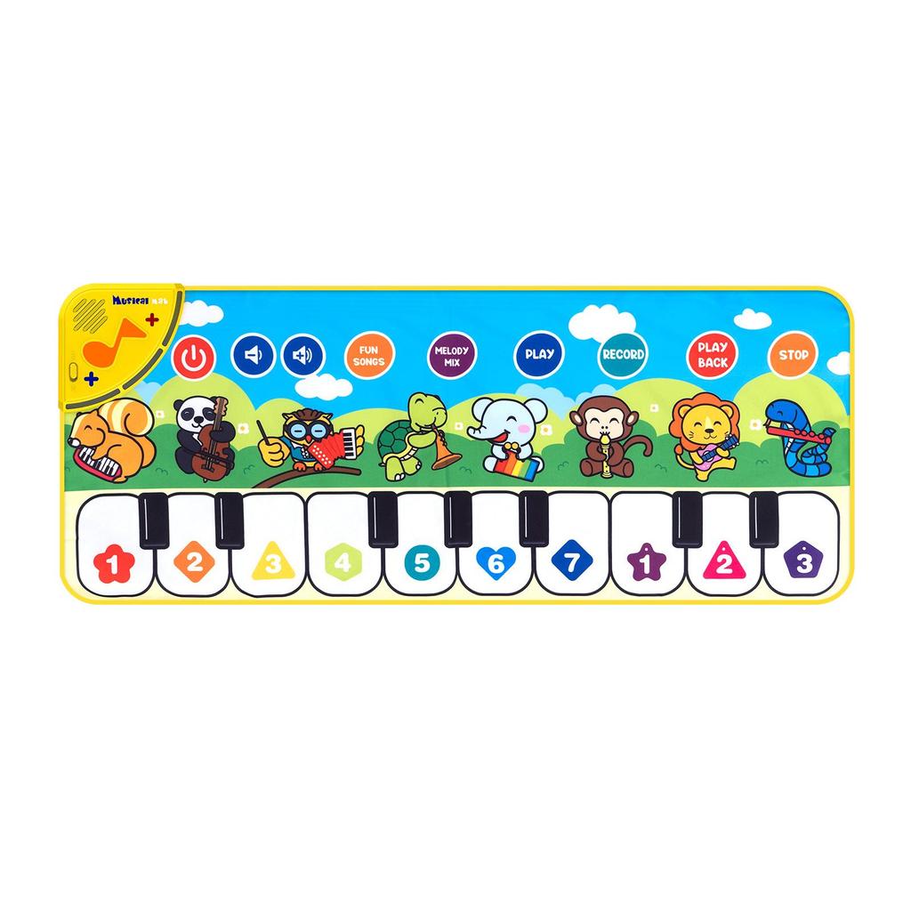 Interactive Animal Music Play Mat: Baby Walking & Dancing Piano Mat