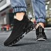 Men's New Style Comfortable Anti-skid Leisure Sports Shoes Lightweight Breathable Knitted Running Sneakers