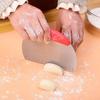 Stainless Steel Pastry Cutter Flour Pastry Scraper Chopper Scale Dough Pizza Cutter Comfortable Handle Kitchen Baking Tools