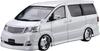 Aoshima Bunka Kyozai The Tuned Car 7 Silk Blaze Alphard Plastic Model (AOSHIMA) No. 1/24 MNH/ANH10/15W '05 (Toyota)