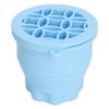 2 in 1 Makeup Brush Cleaning Mat with Brush Drying Rack Folding Space Saving Cosmetic Brush Cleaner Bowl