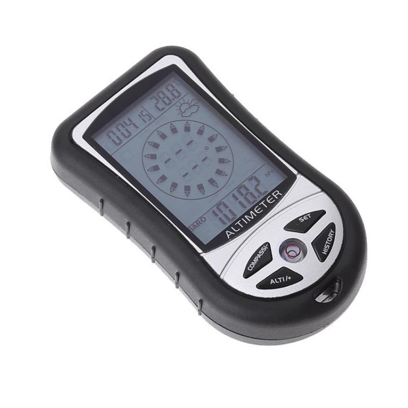 Multifunctional Portable Altimeter, Barometer, and Compass for Mountaineering