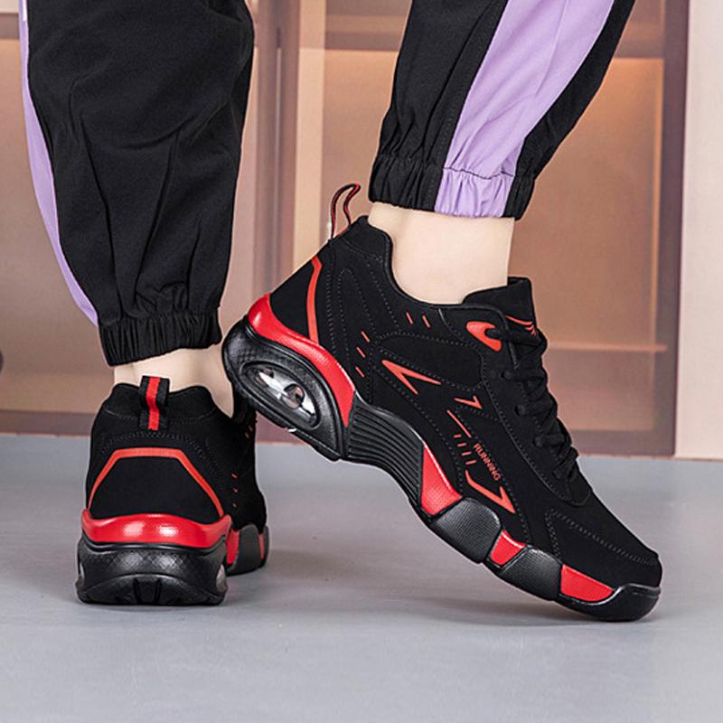 Herren Modische Sneaker Bequeme Leichte Sportschuhe Atmungsaktives Mesh-Obermaterial Rutschfeste Gummisohle Lässige Tägliche Trageschuhe