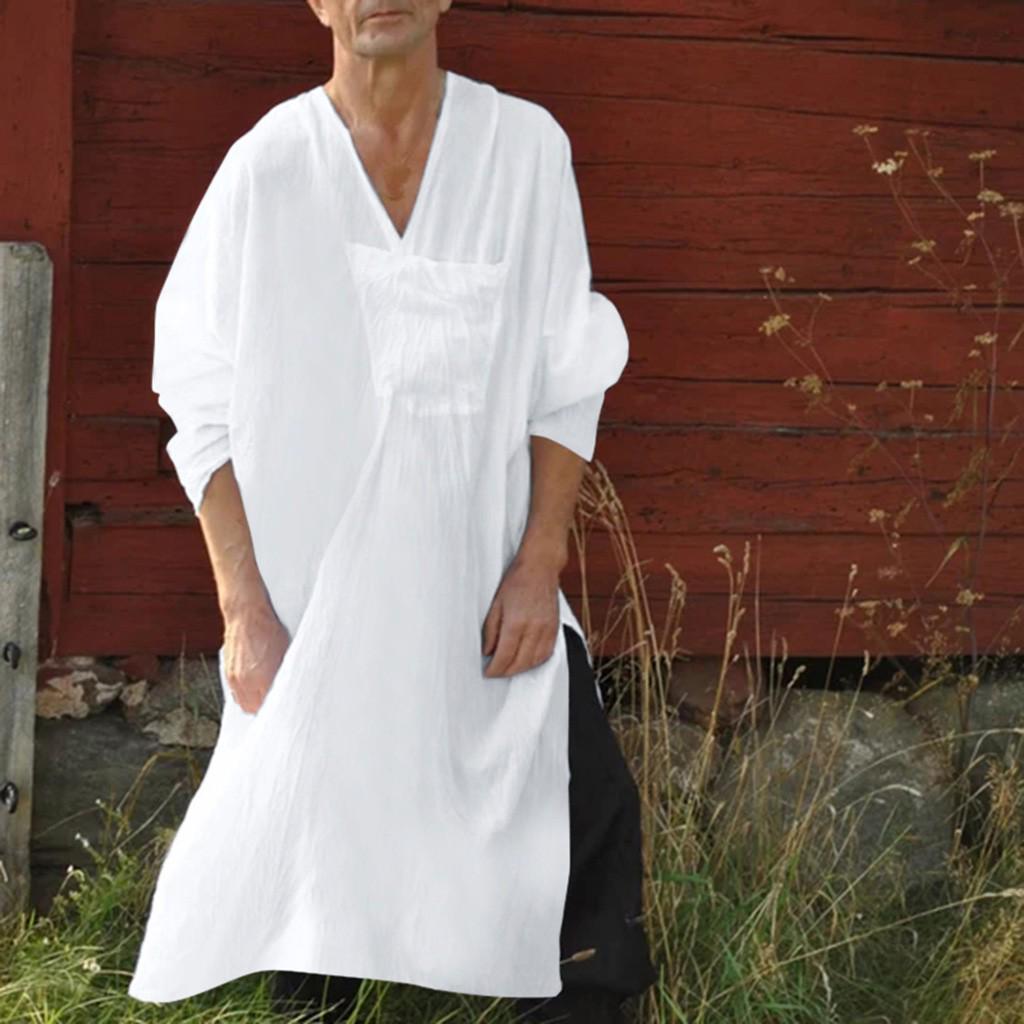 V Neck Vintage T Shirts Dress 